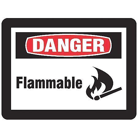 ELECTROMARK Danger Sign, 10 in Height, 14 in Width, Fiberglass, English 32673