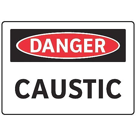 ELECTROMARK Danger Sign, 7 in Height, 10 in Width, Vinyl, English S137FF