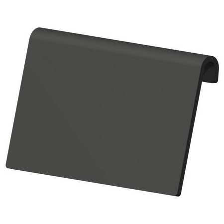 AKRO-MILS Black Plastic Label Holder, 4 in L, 2 1/4 in W, 24 PK 40410