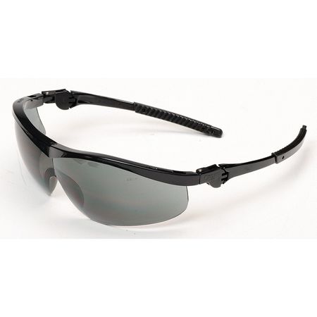 CREWS Safety Glasses, Gray Scratch-Resistant ST112