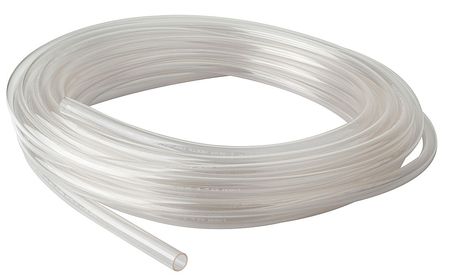 NORWELL Tubing, Clear, 1/2 In. Inside Dia, 50 ft. ACF00036
