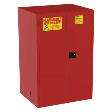 JAMCO Paint and Ink Cabinet, 120 gal., Flammable, 34 x 65 x 43, Red BN120RP