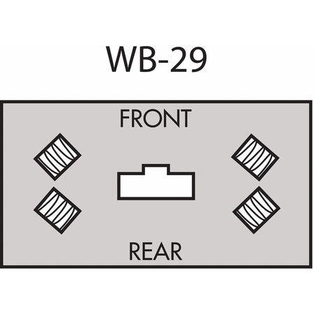Whelen Low Profile Mini Light Bar, 28-1/2" L, Red 9MMEDGEP R