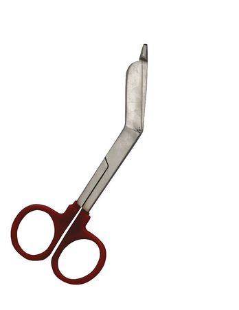 Emi Colorband Scissor, 5-1/2 In. L, Gren, Steel 310  GREEN