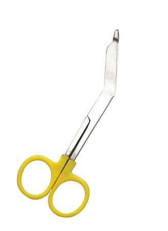 EMI Colorband Scissor, 5-1/2 In. L, Yllow, Stel 310 YELLOW