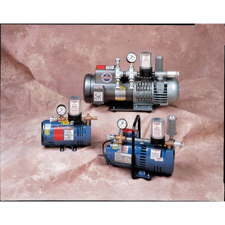 ALLEGRO INDUSTRIES Ambient Air Pump, 115VAC, 0 to 15 psi 9821 W/ 3/8 HANSEN