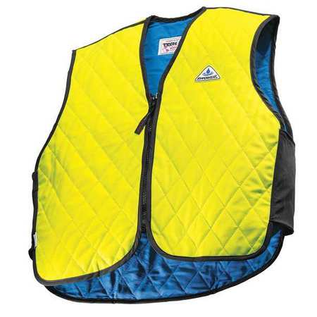 Techniche Large Cooling Vest, Hi-Vis Lime 6529-LIMHIVIZL