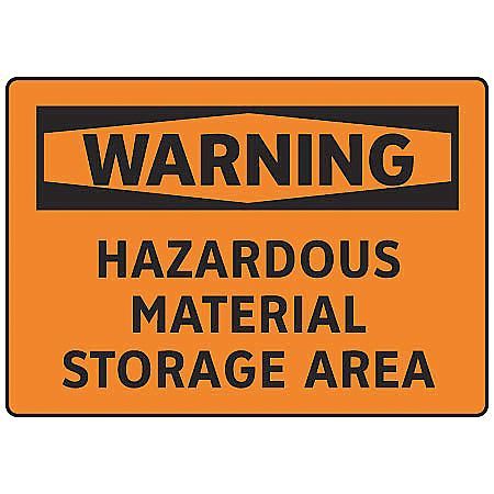 ELECTROMARK Warning Sign, 7 in Height, 10 in Width, Aluminum, English S215FA
