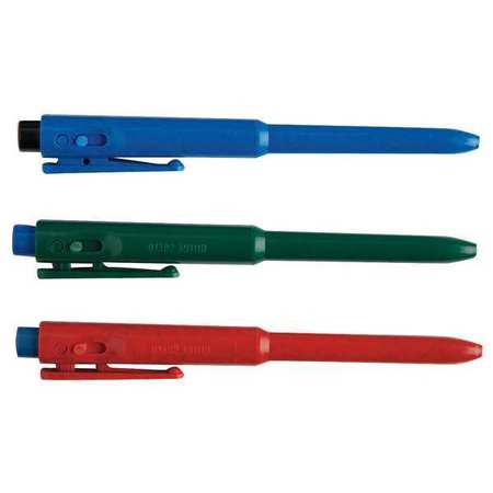Detectapro Metal Detectable Retractable Pen, Black, PK25 RPENRDBK