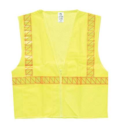 KISHIGO Medium Class 2 High Visibility Vest, Lime 1076-M