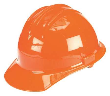 BULLARD Front Brim Hard Hat, Type 1, Class G, Ratchet (6-Point), Orange 30ORR