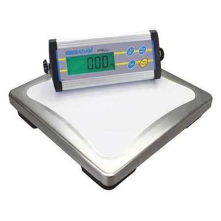 Adam Equipment Digital Platform Bench Scale with Remote Indicator 75kg/165 lb. Capacity CPWPLUS75