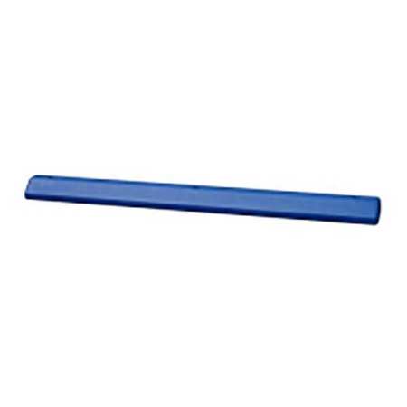 ZORO SELECT Parking Curb, HDPE, 4 in H, 6 ft L, 8 in W, Blue 1790BX