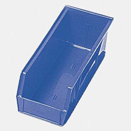 Quantum Storage Systems 50 lb Shelf Storage Bin, Polypropylene, 4 1/8 in W, 4 in H, 11 5/8 in L, Blue QSB101BL