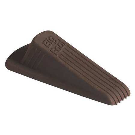 Big Foot Door Wedge, Vulcanized Rubber, Brown, 1-1/4"H x 2"W 29920