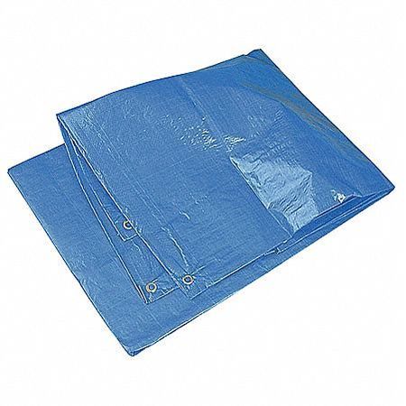 ZORO SELECT 20 x 30 ft 10 Mil Blue, Polyethylene MT2030