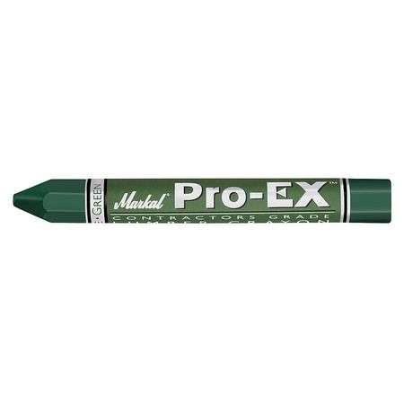 Markal Lumber Crayon, Large Tip, Green Color Family, Clay, 12 PK 80386