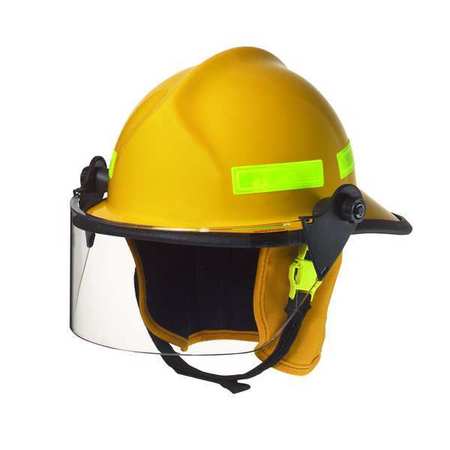 CAIRNS Fire Helmet, Yellow, Modern 660CFSY