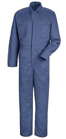 VF WORKWEAR Coverall, Chest 44In., Blue CC14PB LN 44