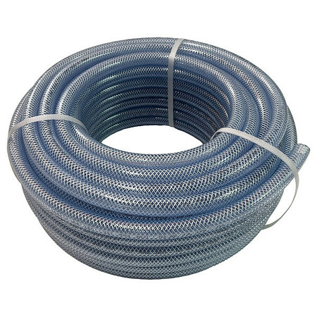 ZORO SELECT Braided Tubing, 1/2 IDx3/4"OD, 100ft 809HZ5