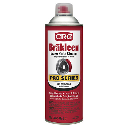 CRC Brakleen Pro Series Non-Flammable Brake Parts Cleaner, 29 oz Can, Solvent Based 05089PS