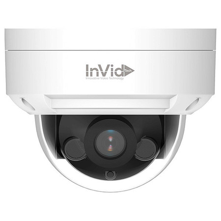 INVID TECH Dome Camera, Black-White, 8MP, Day/Night SEC-P8DRXIR28NH