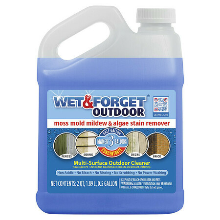 WET & FORGET Liquid Mold and Mildew Remover, Jug 800064