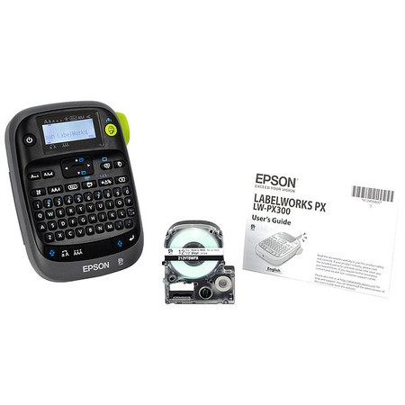 EPSON Portable Label Printer, 3/4" Max Label W LW-PX300