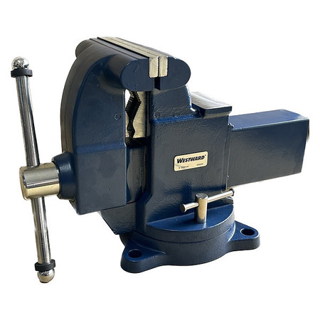 WESTWARD Bench Vise, J.F. 8", T.O. 220mm, T.D. 146mm 806EN9