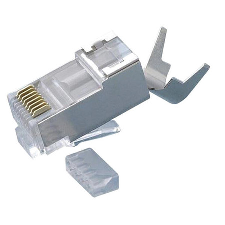 TRIPLETT Connector, Shielded, 8 Contacts, PK100 CAT7-HPPS-HP