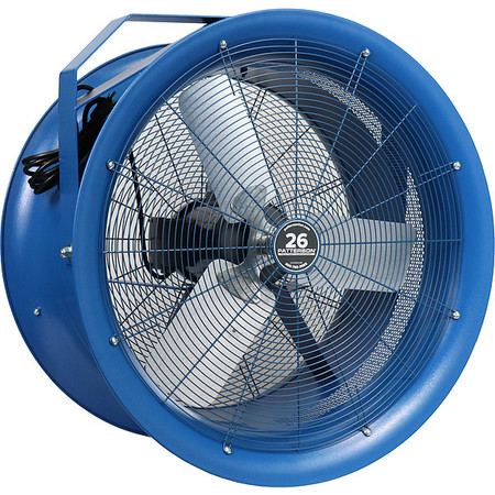 PATTERSON High-Velocity Industrial Fan, 7650 cfm H26A