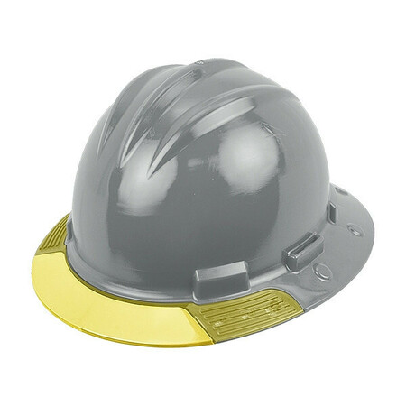 BULLARD Full Brim Hard Hat, 6 1/2 to 8 Fits Hat AVDGRYCS