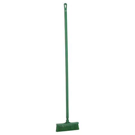 REMCO 12 in Sweep Face Push Broom, Medium, Green 31662/29622