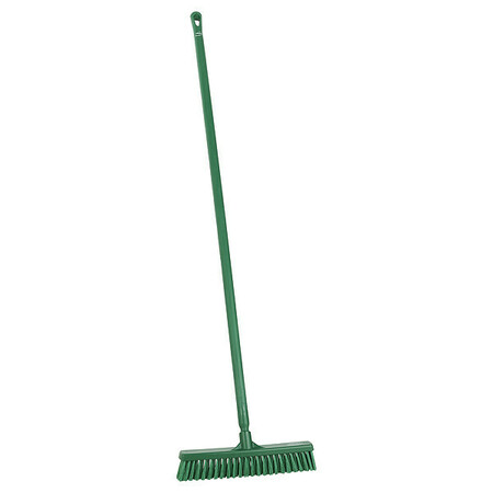 VIKAN Push Broom, 59.1 in, Green Bristle 31742/29622