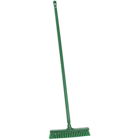 VIKAN Push Broom, 59.1 in, Green Bristle 31792/29622