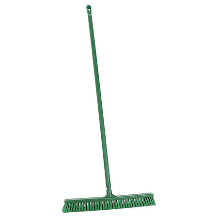 VIKAN Push Broom, 59.1 in, Green Bristle 31992/29622