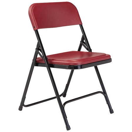 National Public Seating Folding Chair, Plastic, 29-1/2in H, PK4 818