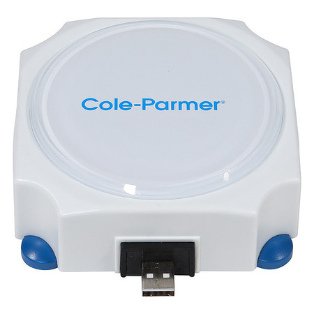 COLE PARMER Magnetic Stirrer, Digital, Glass, 1.5" H 84003-82