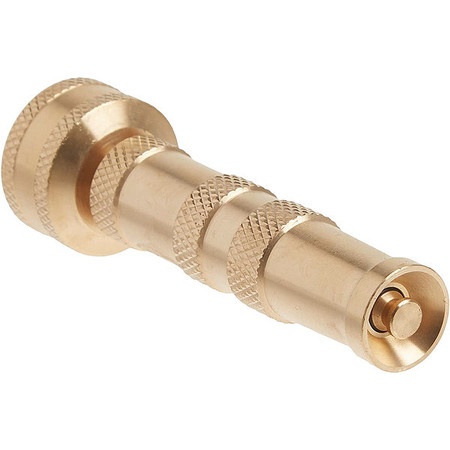 Zoro Select Water Nozzle, Twist, Brass, 3-5/8 In L 852812-1001