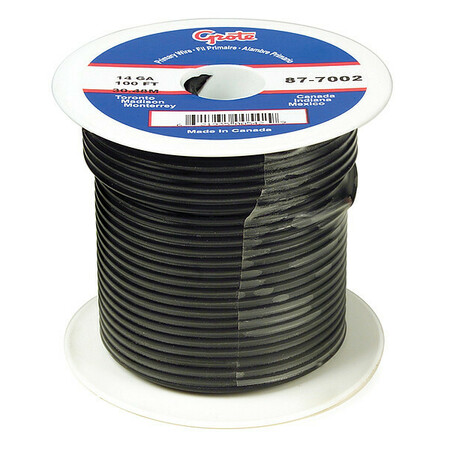 Grote 16 AWG 1 Conductor Stranded Primary Wire 100 ft. BK 87-8002