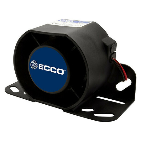 ECCO Back Up Alarm, Black, 4-13/64" H 876N