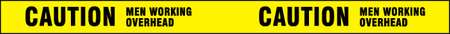 Zoro Select Barricade Tape, Yellow/Black, 1000ft x 3In 3 X 1000' 4-MIL