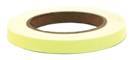 ROLL PRODUCTS Carton Tape, Paper, Yellow, 1/2 In x 60 Yd 23021Y