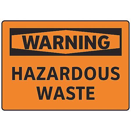 Electromark Warning Sign, 7 in Height, 10 in Width, Aluminum, English S215FA