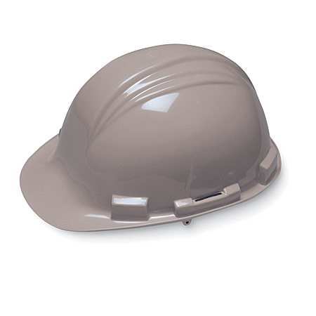 HONEYWELL NORTH Front Brim Hard Hat, Type 1, Class E, Ratchet (4-Point), Gray A79R090000