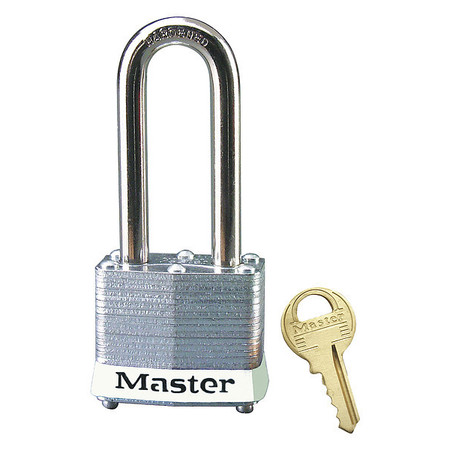 MASTER LOCK Lockout Padlock, KD, White, 1-1/4"H 3LHWHT