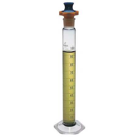 KIMBLE CHASE Graduated Cylinder, 1000mL, Glass, Clr, PK4 20039P-1000