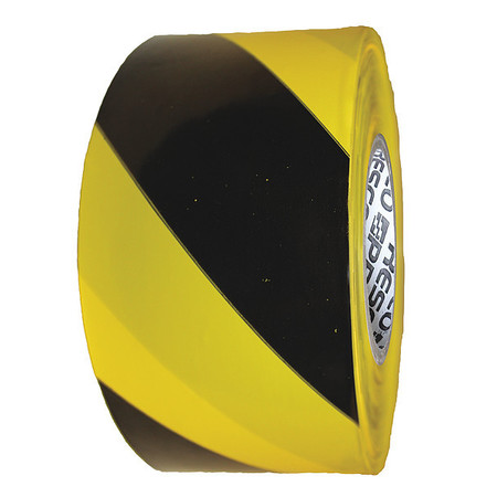 Zoro Select Barricade Tape, Yellow/Black, 500ft x 3 In B354Y18-200