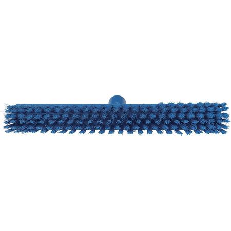 Remco 16 in Sweep Face Broom Head, Soft/Stiff Combination, Synthetic, Blue 31743