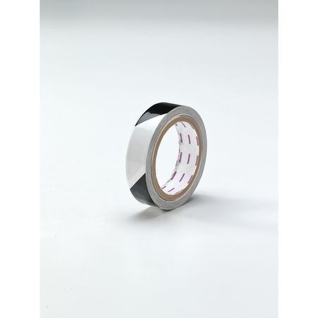 ZORO SELECT Hazard Marking Tape, Roll, 1In W, 54 ft. L 8A355
